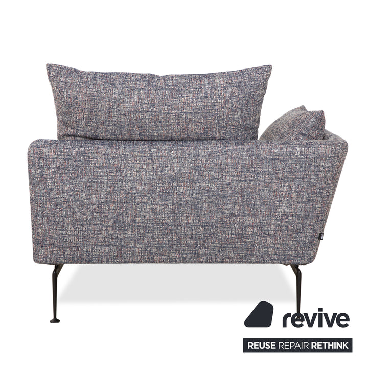 Méridienne Vitra Suita en tissu gris