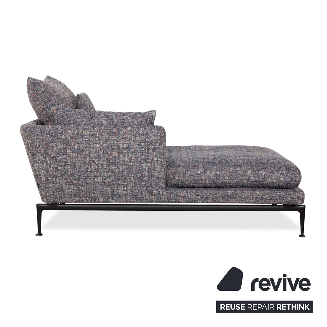 Méridienne Vitra Suita en tissu gris