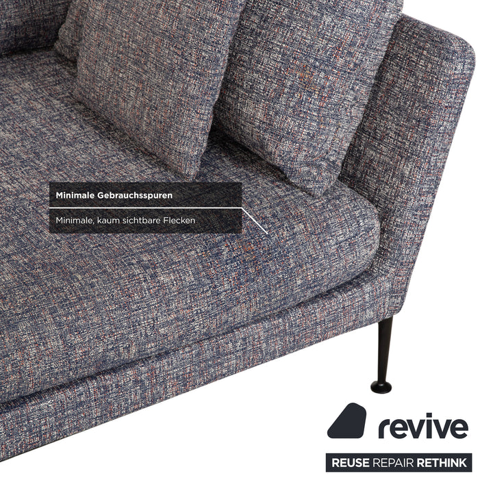 Méridienne Vitra Suita en tissu gris