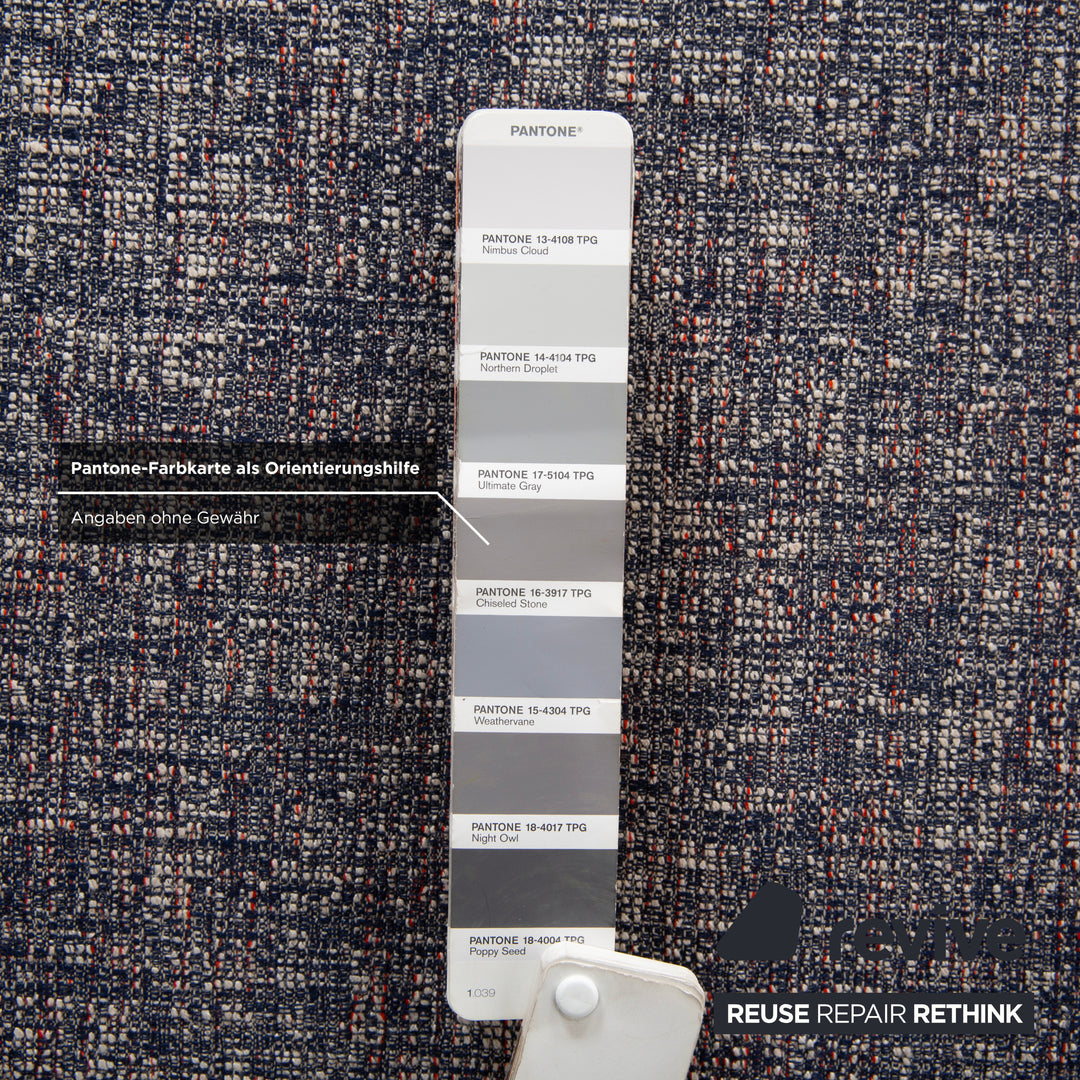 Méridienne Vitra Suita en tissu gris