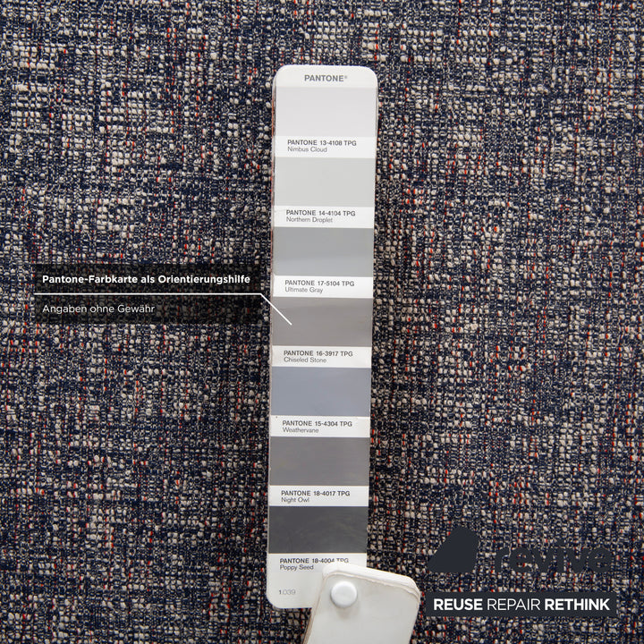 Méridienne Vitra Suita en tissu gris