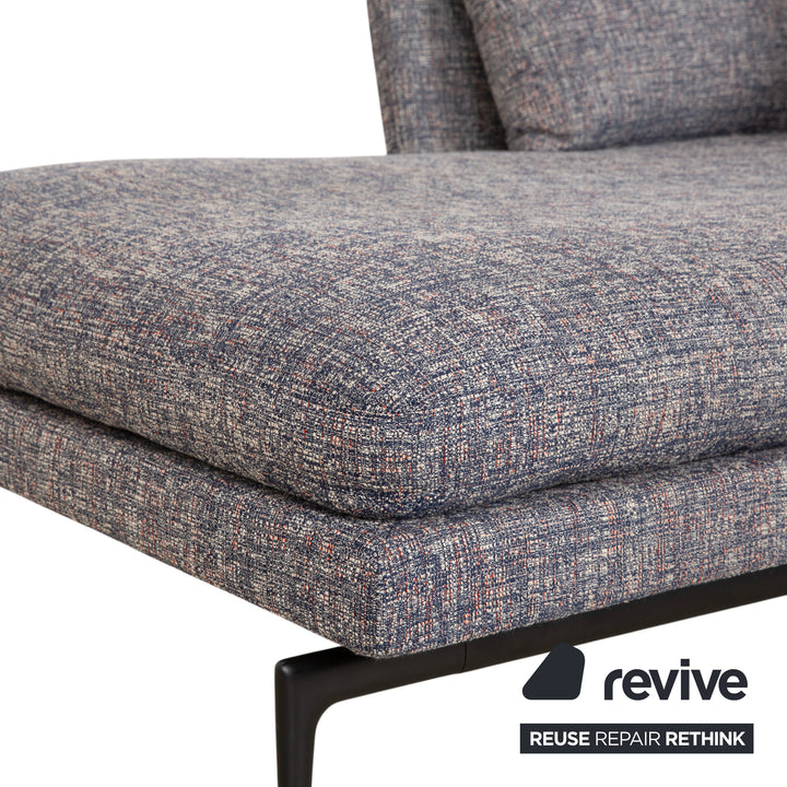 Méridienne Vitra Suita en tissu gris