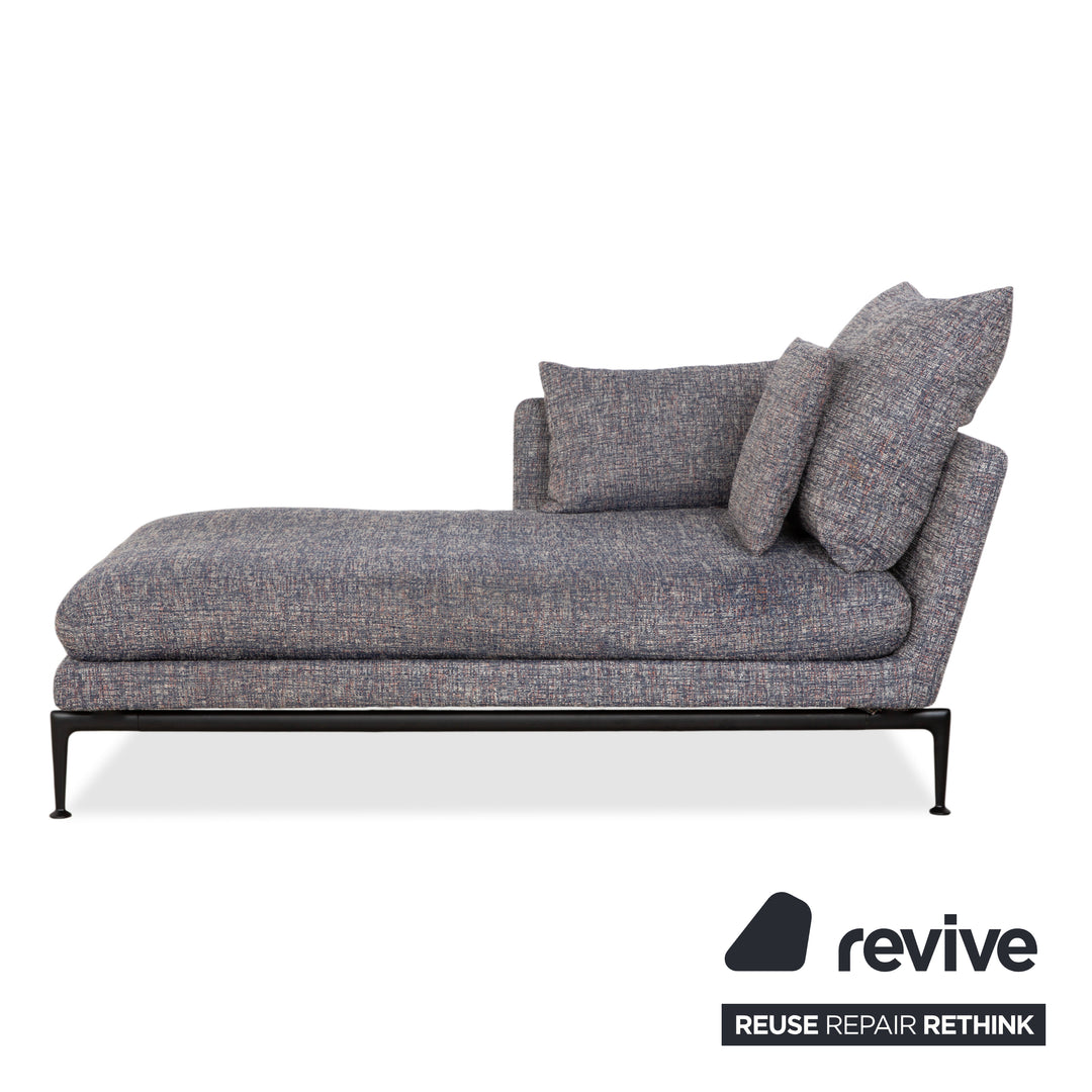 Méridienne Vitra Suita en tissu gris