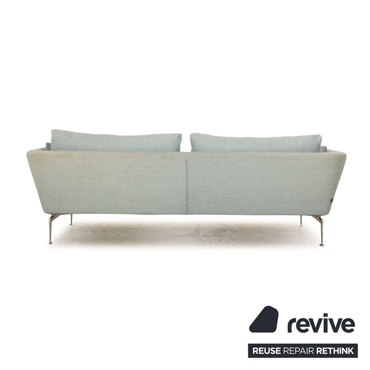Vitra Suita fabric sofa set gray three-seater stool couch