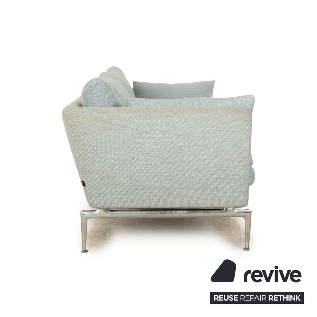 Vitra Suita fabric sofa set gray three-seater stool couch