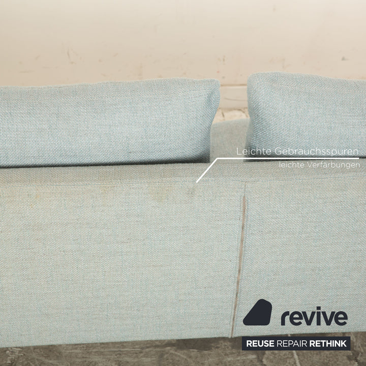 Vitra Suita fabric sofa set gray three-seater stool couch