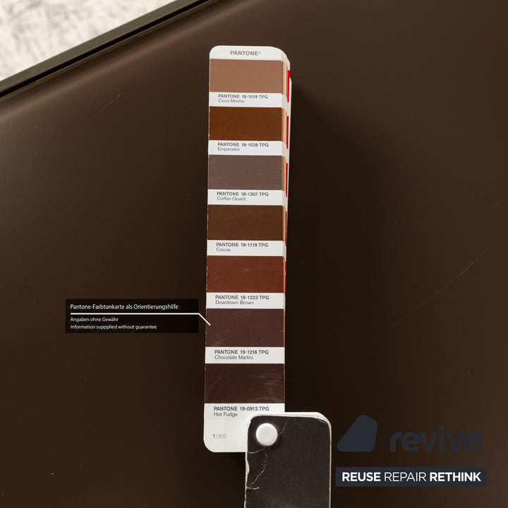 Buffet Voglauer V-Montana en bois avec tiroir en verre marron