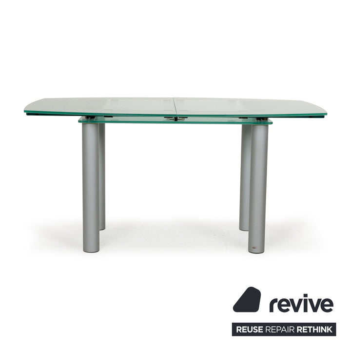 Table à manger en verre Pescara de Völker Design Gris Salle à manger