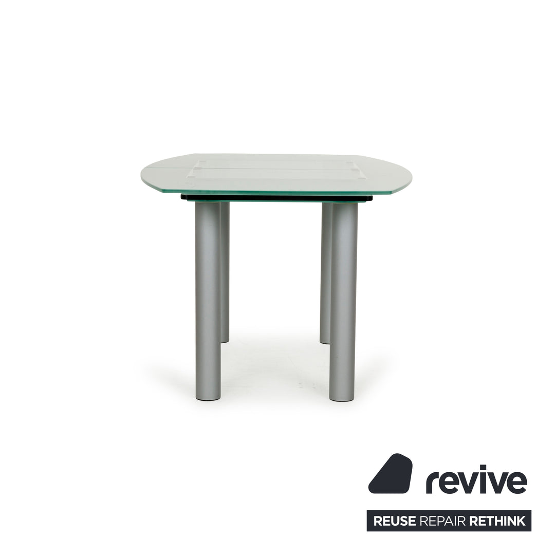 Table à manger en verre Pescara de Völker Design Gris Salle à manger
