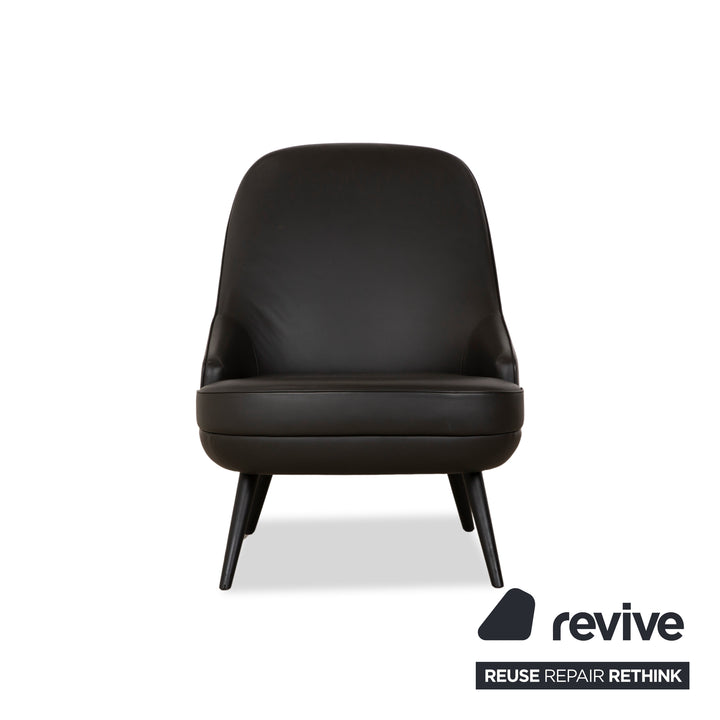 Walter Knoll 375 Leather Armchair Anthracite