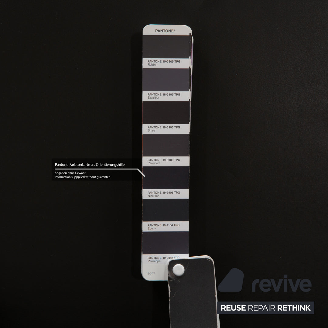 Walter Knoll 375 Leather Armchair Anthracite