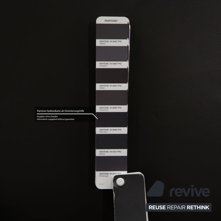 Walter Knoll 375 Leather Armchair Anthracite