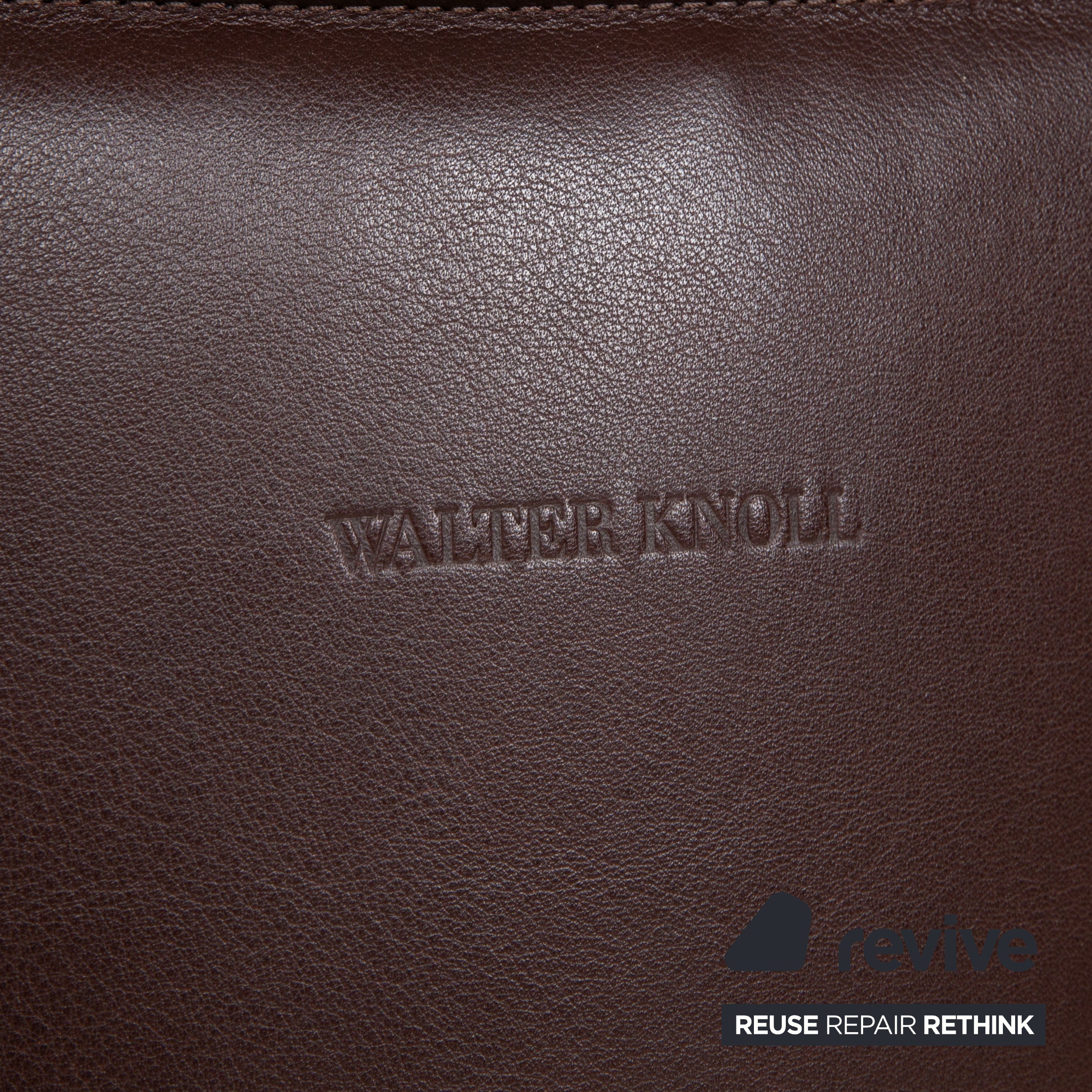 Walter Knoll Bao Fabric Leather Armchair Green Brown Swivel Function