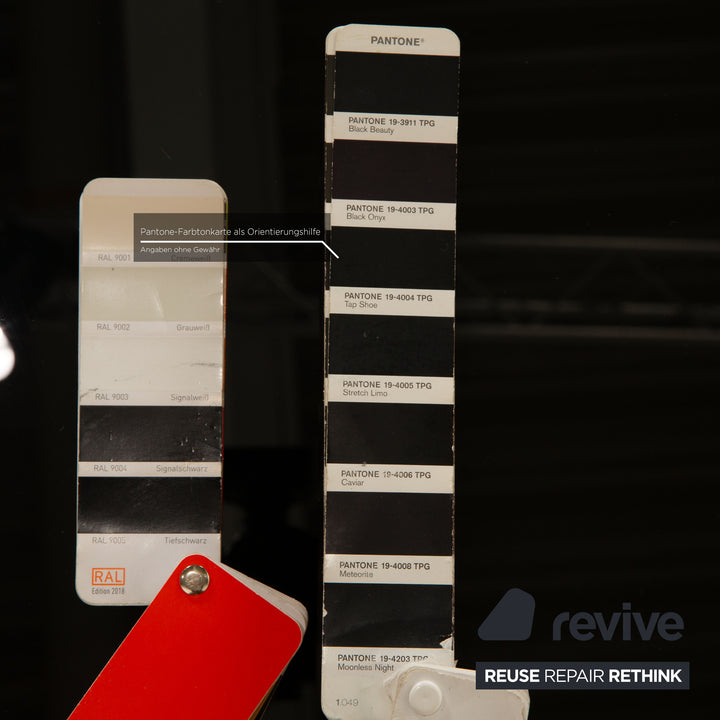 Walter Knoll Bellows Stool Leather Coffee Table Black manual function