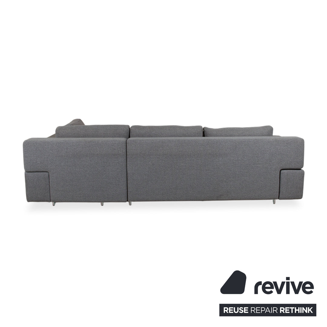 Walter Knoll Big Blue Stoff Ecksofa Grau manuelle Funktion Sofa Couch