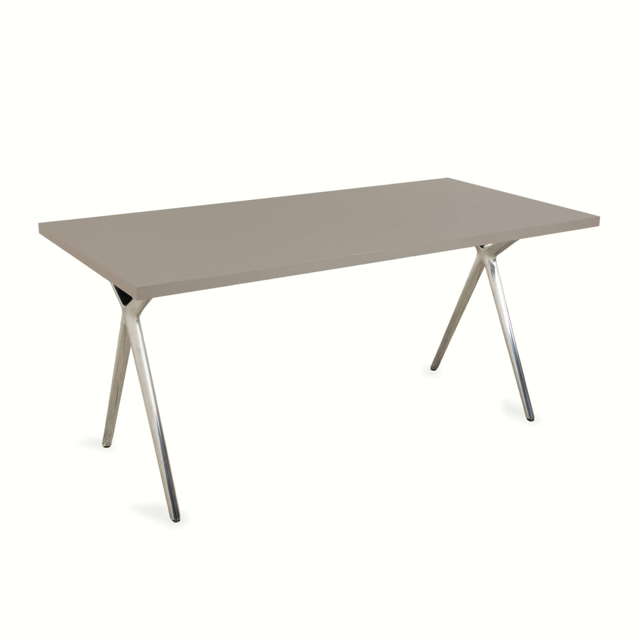 Bureau de conférence en bois Walter Knoll Conference-X gris 160 x 80 cm pour le bureau à domicile