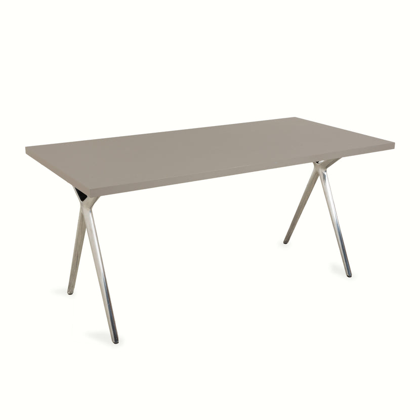 Walter Knoll Conference-X wooden desk conference table grey 160 x 80 cm