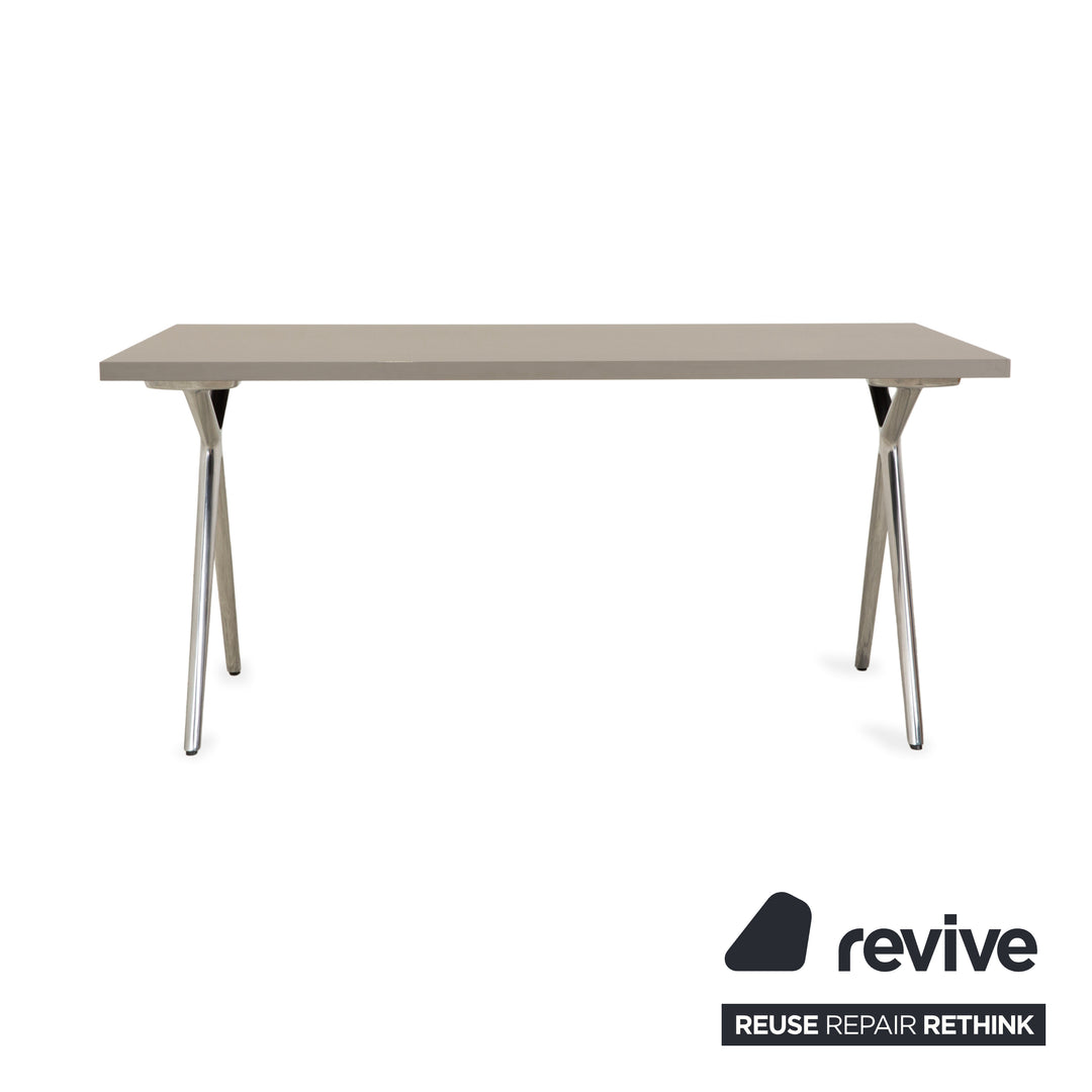 Walter Knoll Conference-X Holz Schreibtisch Konferenztisch Grau 160 x 80 cm