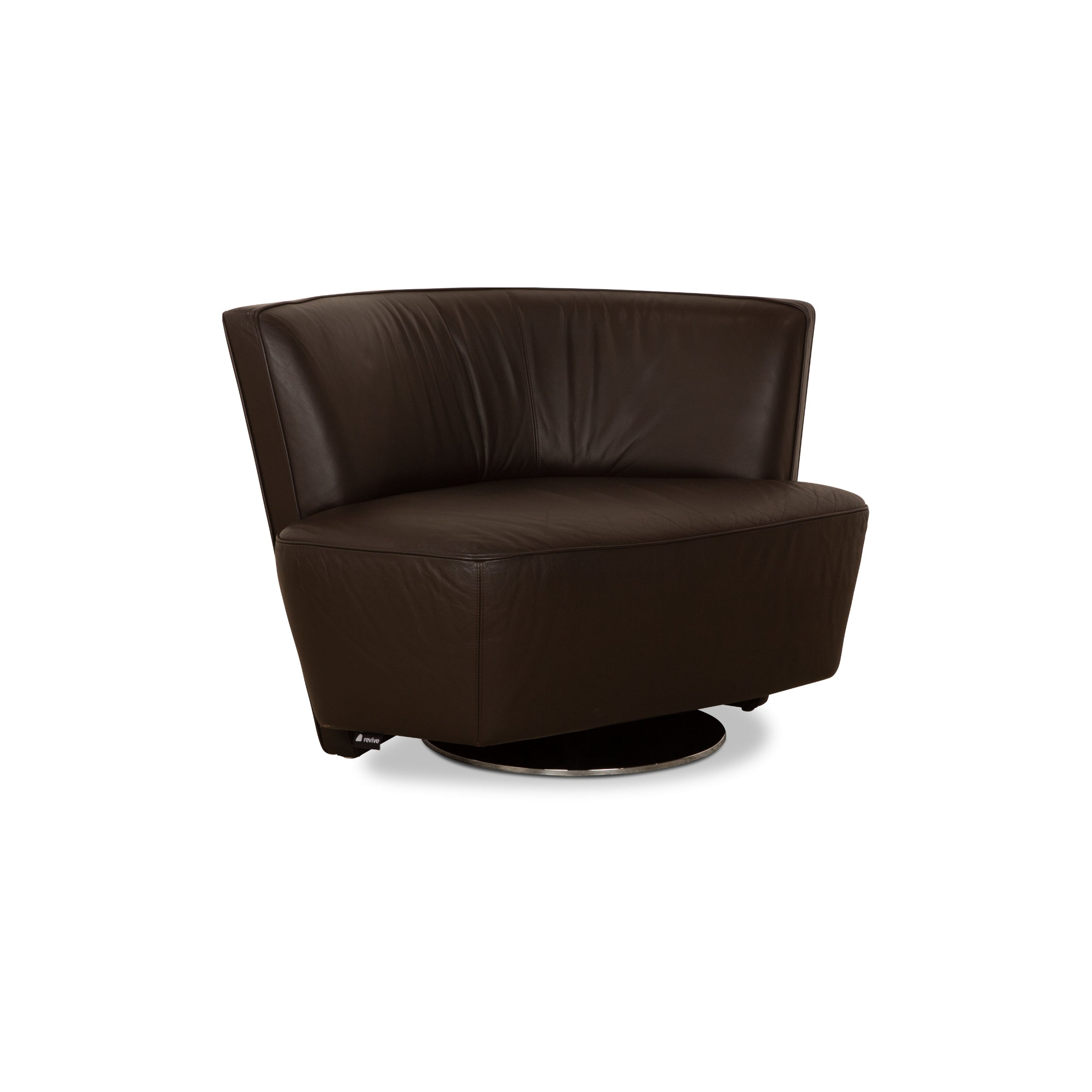 Walter Knoll Drift Leder Sessel Braun manuelle Funktion