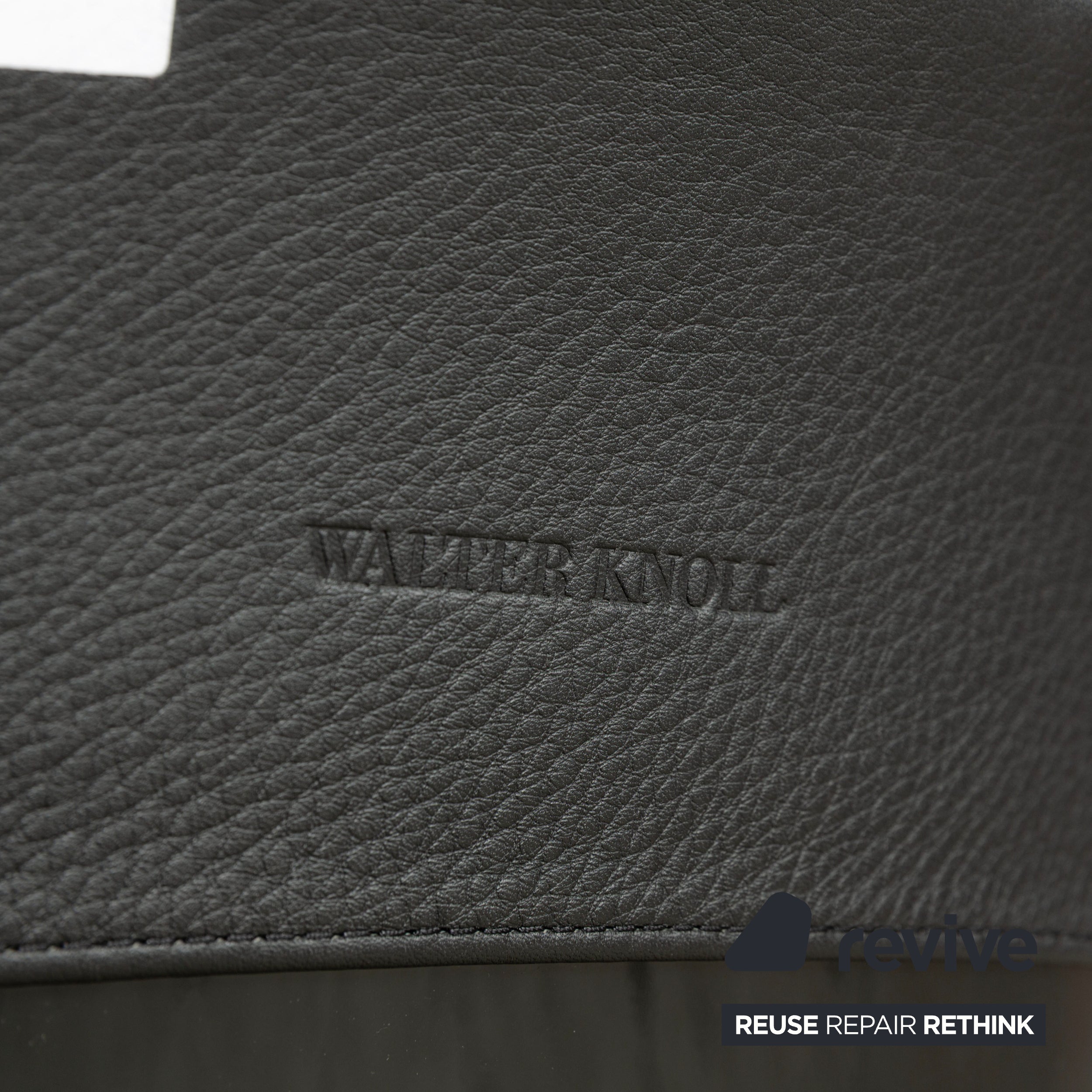 Walter Knoll FK Black Leder 2x Sessel Schwarz manuelle Funktion