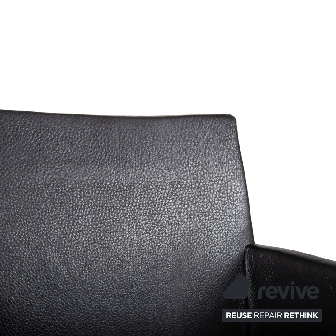 Walter Knoll Garnitur Scala Esstisch Together Sitzbank Jason 3x Stuhl Leder Holz Braun Schwarz