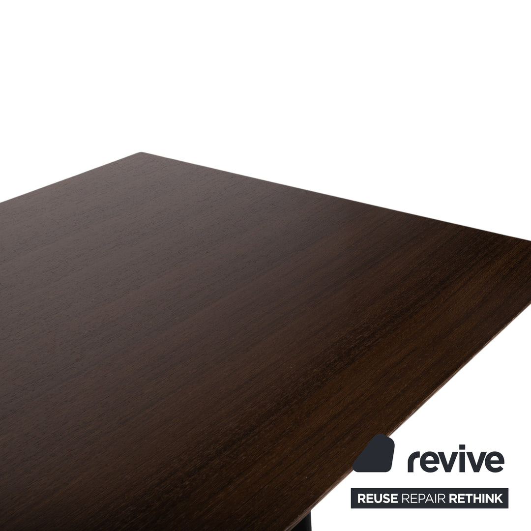 Walter Knoll Garnitur Scala Esstisch Together Sitzbank Jason 3x Stuhl Leder Holz Braun Schwarz