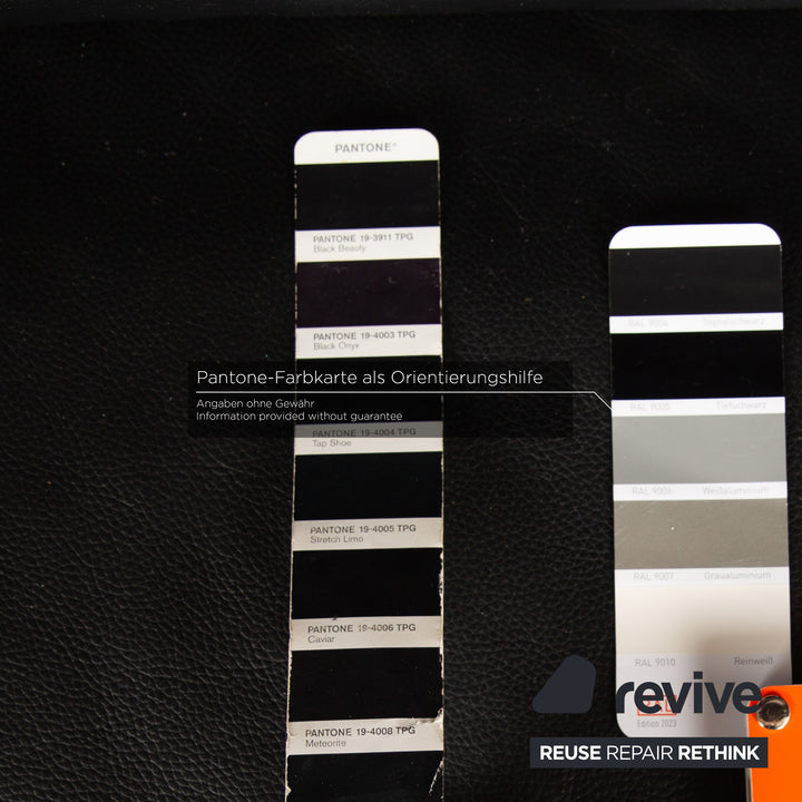 Walter Knoll Good Time Leder Ecksofa Schwarz Sofa Couch