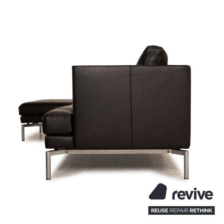 Walter Knoll Good Time Leder Ecksofa Schwarz Sofa Couch