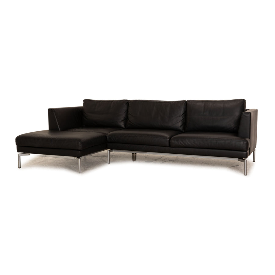 Walter Knoll Good Time Leder Ecksofa Schwarz Sofa Couch