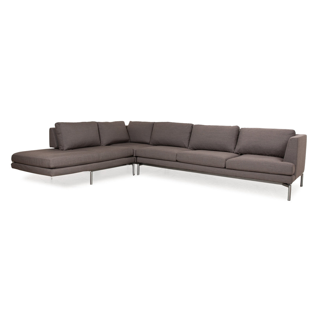 Walter Knoll Good Time Stoff Ecksofa Grau Sofa Couch