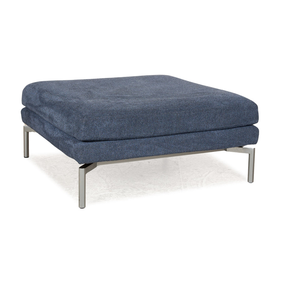 Walter Knoll Good Time tabouret en tissu bleu