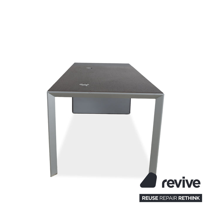 Walter Knoll Icon Wood Brown Grey Desk Drawer