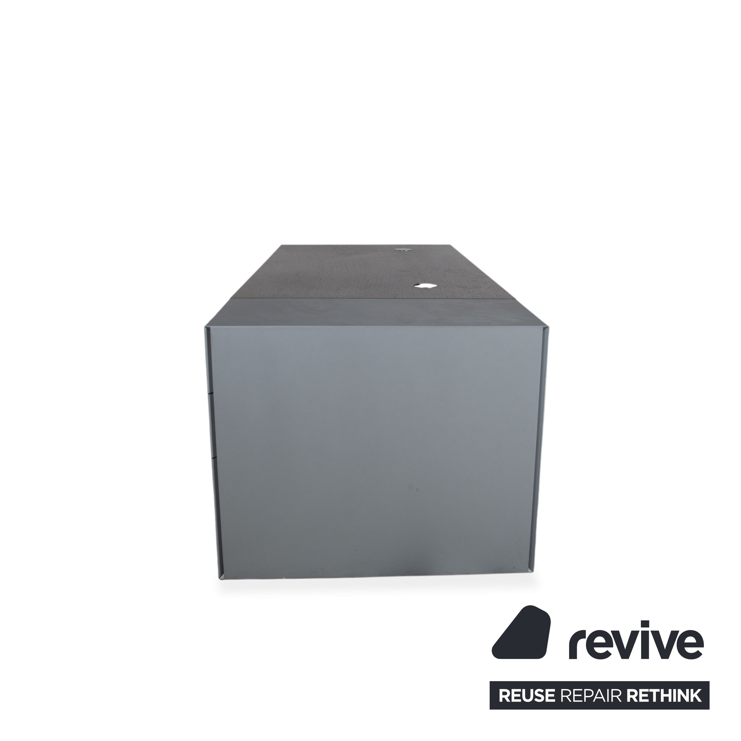 Walter Knoll Icon Holz Braun Grau Schreibtisch Schublade