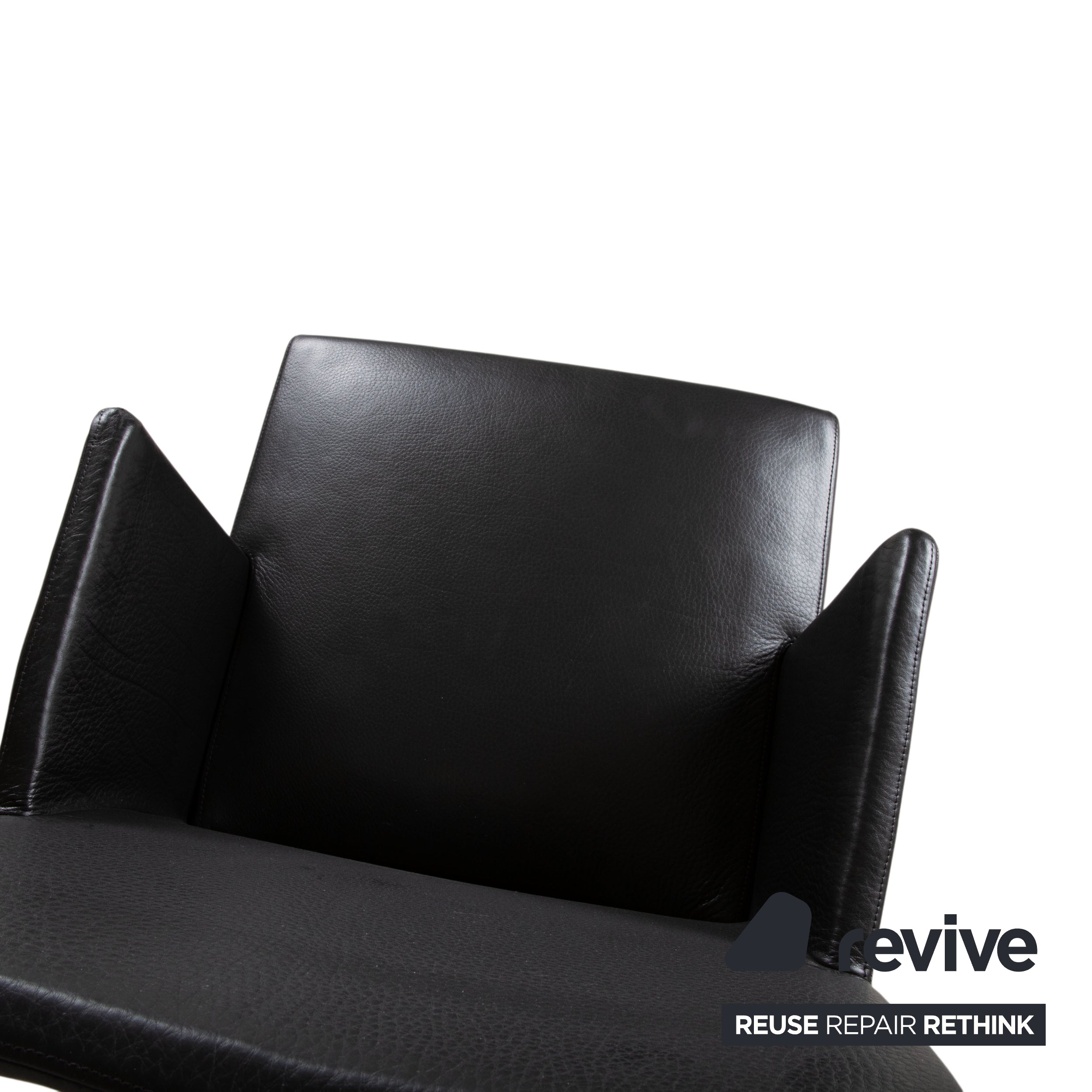Walter Knoll Jason 3x Stuhl mit Together Sitzbank Sitzbank Leder Schwarz