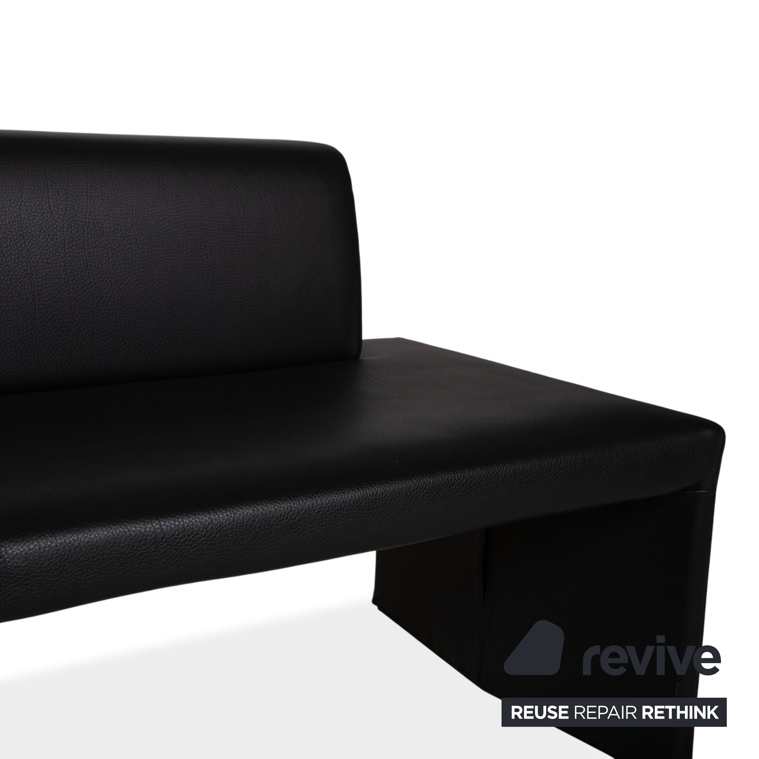 Walter Knoll Jason 3x Stuhl mit Together Sitzbank Sitzbank Leder Schwarz