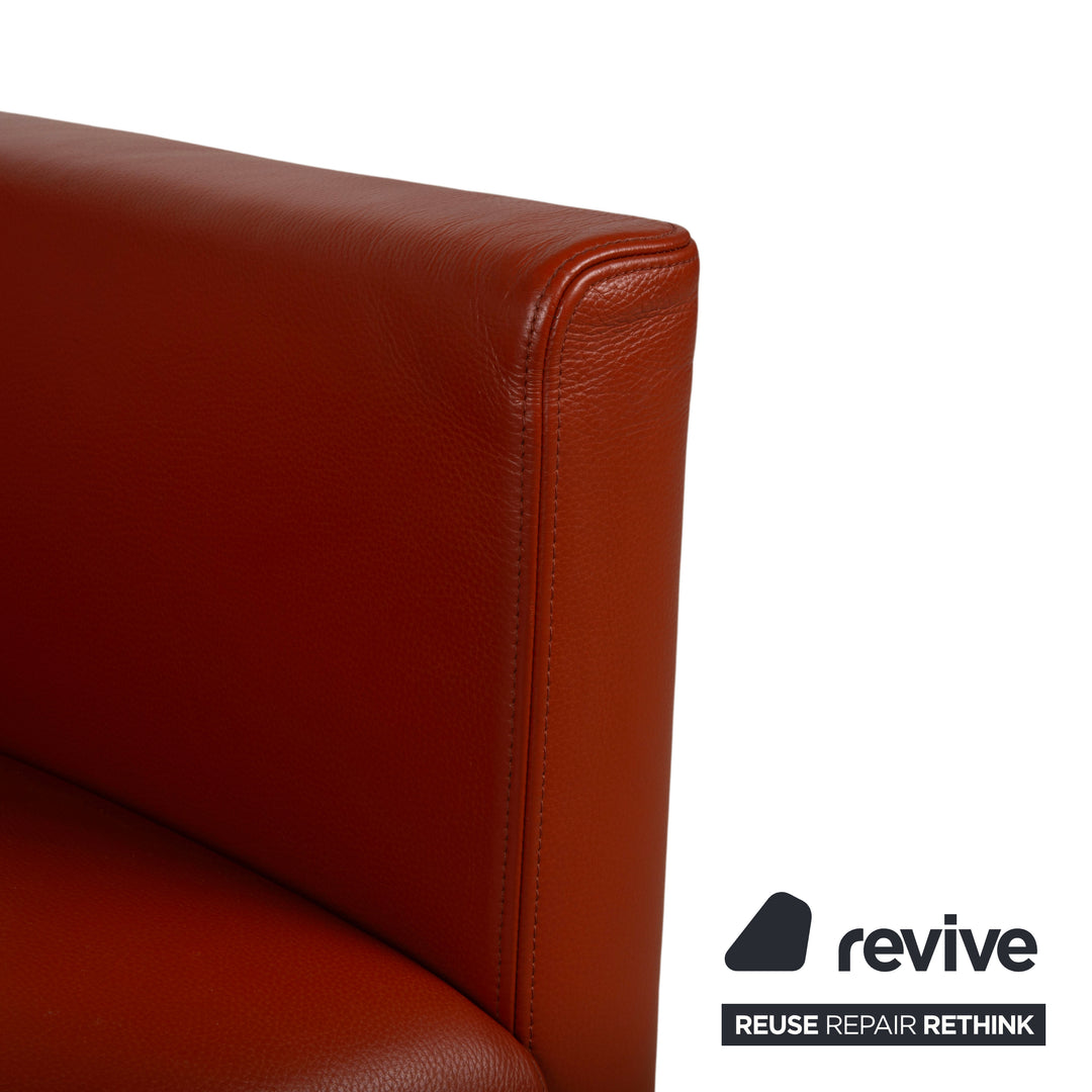 Walter Knoll Jason Leder Sessel Rot