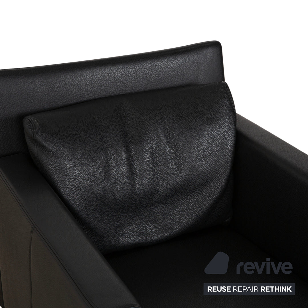 Walter Knoll Jason Leder Sessel Schwarz