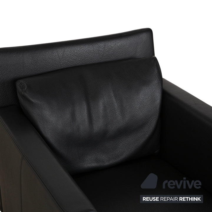 Walter Knoll Jason Leder Sessel Schwarz