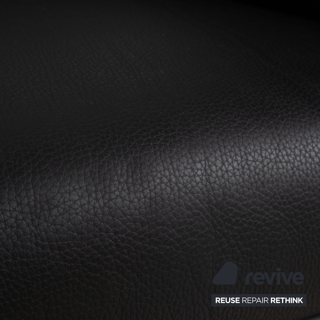 Walter Knoll Jason Leder Sessel Schwarz Nappa Leder Gestell Metall
