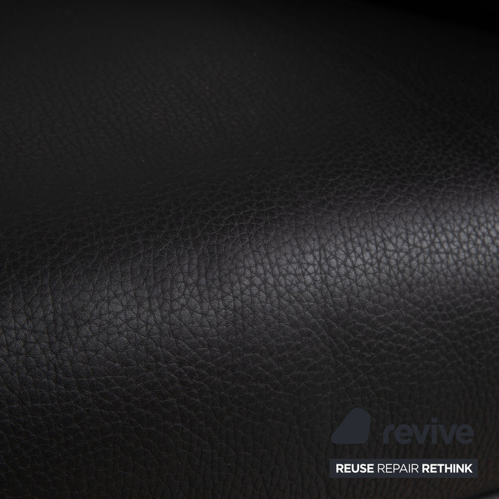 Walter Knoll Jason Leder Sessel Schwarz Nappa Leder Gestell Metall