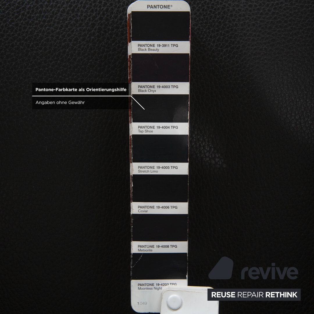 Walter Knoll Jason Leder Sessel Schwarz