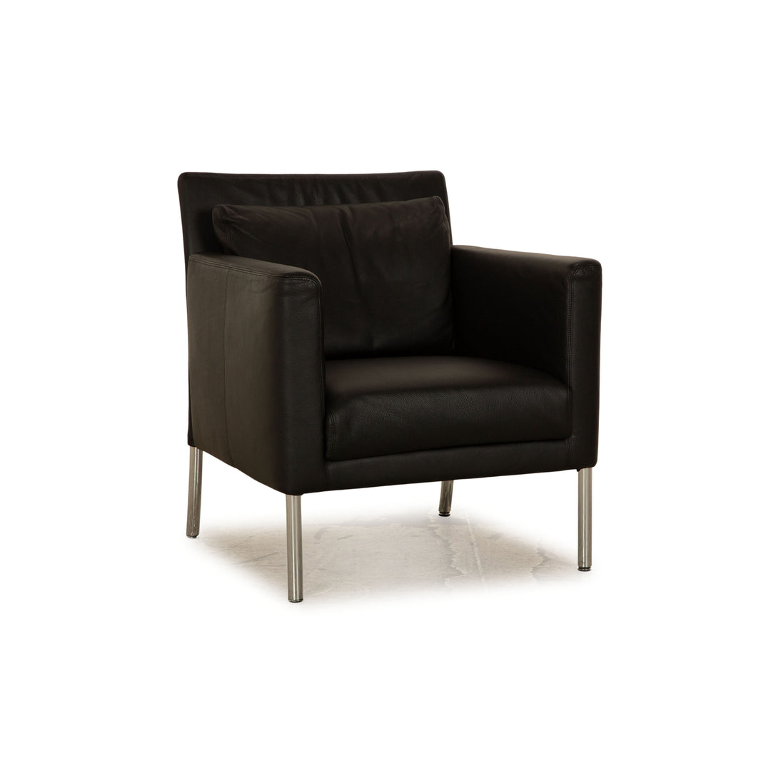 Walter Knoll Jason Leder Sessel Schwarz