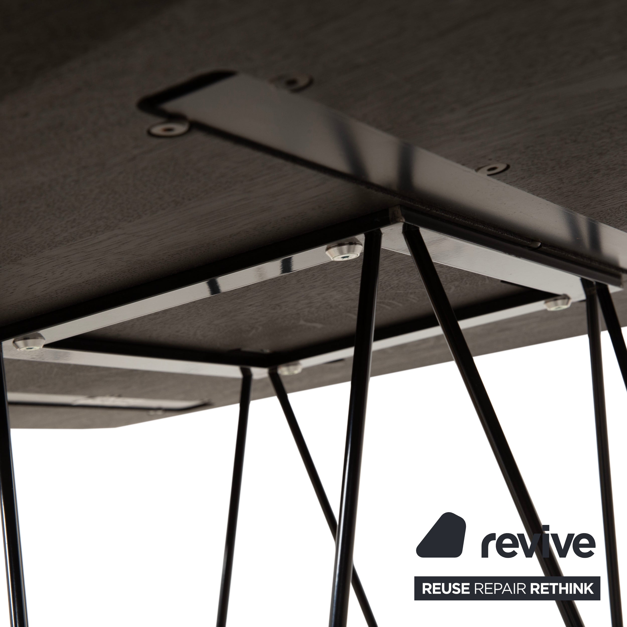 Walter Knoll Joco Wood Dining Table Black 220 x 95 cm