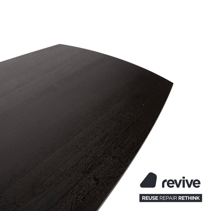 Walter Knoll Joco Wood Dining Table Black 220 x 95 cm