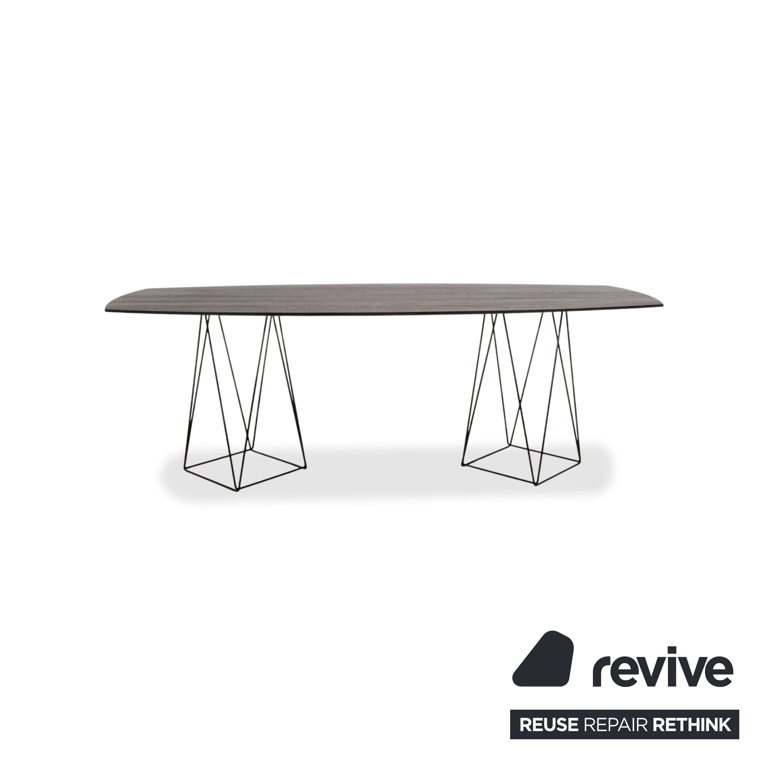 Walter Knoll Joco Wood Dining Table Black 220 x 95 cm