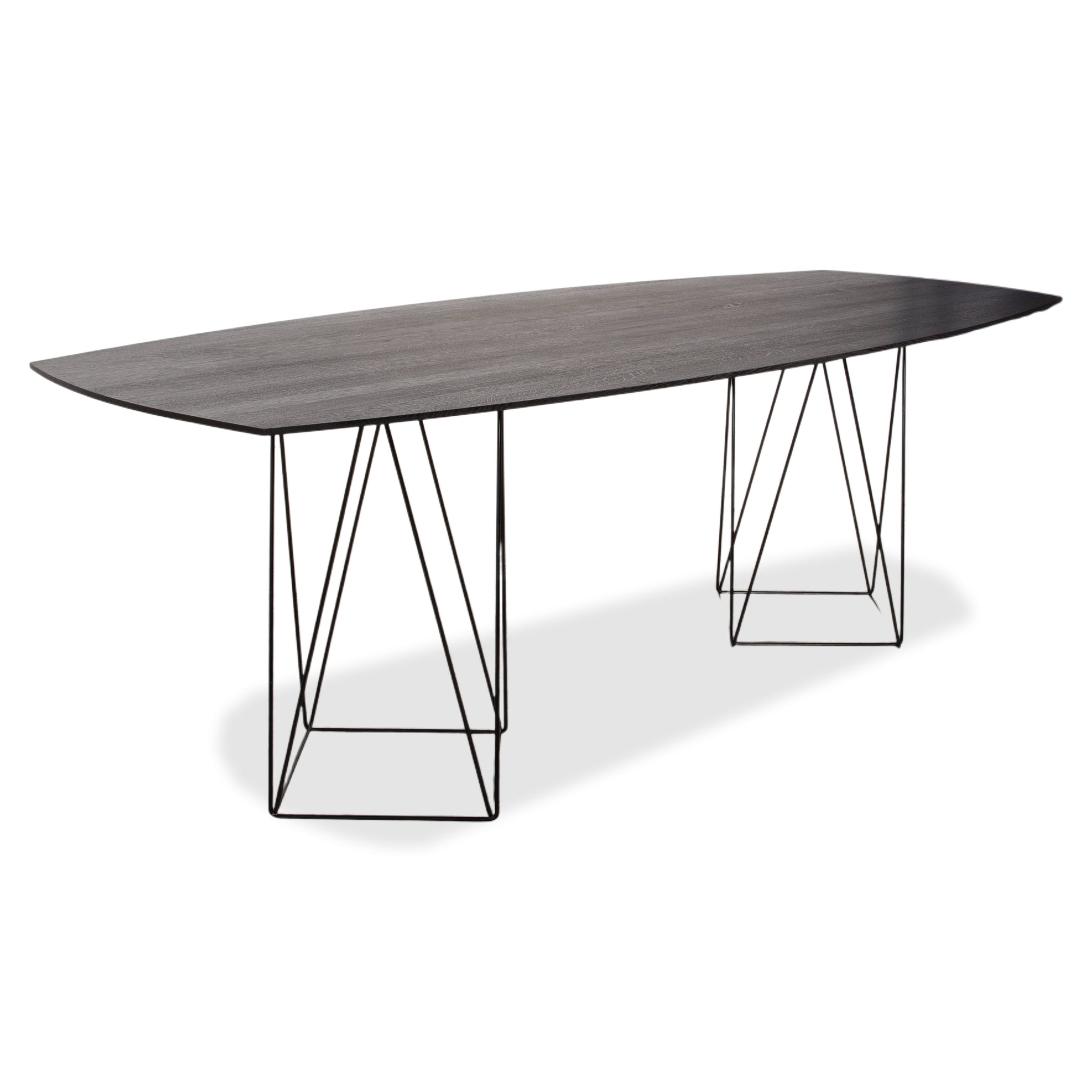 Walter Knoll Joco Wood Dining Table Black 220 x 95 cm