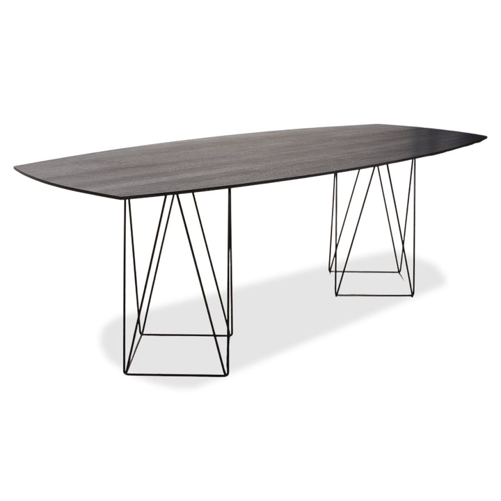Walter Knoll Joco Wood Dining Table Black 220 x 95 cm