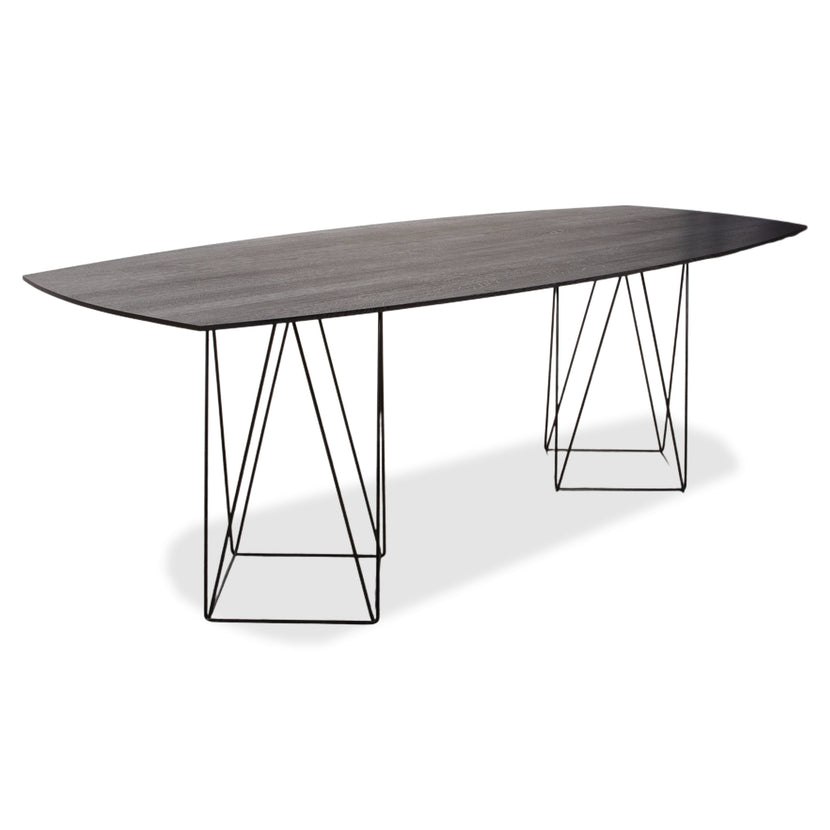 Walter Knoll Joco Wood Dining Table Black 220 x 95 cm