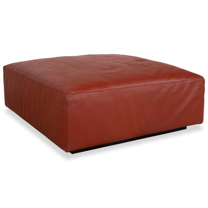Walter Knoll Living Landscape 755 Leder Hocker Rot Terracotta
