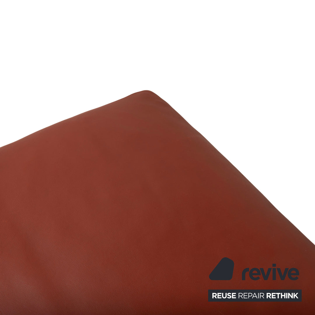 Walter Knoll Living Landscape 755 Leder Hocker Rot Terracotta